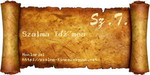 Szalma Tímea névjegykártya